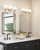 Alba 24-in Aged Brass/Opal Glass 3 Lights Wall Vanity