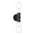 Marcel 5-in Matte Black 2 Lights Wall/Vanity