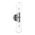 Marcel 5-in Chrome 2 Lights Wall/Vanity