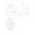 Tetsu 6-in Matte Black/Clear Glass 1 Light Wall/Vanity