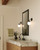 Nouveau 12-in Matte Black/Opal Matte Glass 1 Light Wall/Vanity