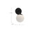 Nouveau 12-in Matte Black/Opal Matte Glass 1 Light Wall/Vanity