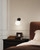 Castilla 8-in Matte Black/Opal Matte Glass 1 Light Wall/Vanity