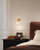 Castilla 8-in Aged Gold/Clear Glass 1 Light Wall/Vanity