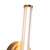 Elsie 12-in Brushed Gold LED Wall/Vanity Light