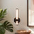 Elsie 12-in Matte Black LED Wall/Vanity Light