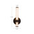 Elsie 12-in Matte Black LED Wall/Vanity Light