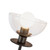 Sylvia 12-in Matte Black/Clear Glass 2 Lights Wall Vanity
