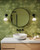 Hazel 6-in Matte Black/Opal Matte Glass 1 Light Wall/Vanity