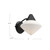 Nora 8-in Brushed Nickel/Opal Matte Glass 1 Light Wall/Vanity