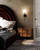 Cassia 6-in Matte Black/Opal Matte Glass 1 Light Wall/Vanity