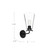 Salem 6-in Clear Glass/Matte Black 1 Light Wall/Vanity