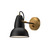 Felix 7-in Aged Gold/Matte Black 1 Light Wall/Vanity