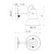 Felix 7-in Aged Gold/Matte Black 1 Light Wall/Vanity