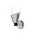 Capri 5-in Chrome/Clear Glass 1 Light Wall/Vanity