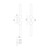 Claire 5-in Matte Black 2 Lights Wall/Vanity
