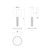 Arden 14-in Matte Black/Opal Glass LED Wall/Vanity Light