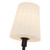 Plisse 7-in Matte Black/Opal Matte Glass 1 Light Wall/Vanity