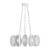 Cortez 25-in Vintage Brass dimmable LED Chandelier - Antique White