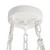 Cortez 25-in Vintage Brass dimmable LED Chandelier - Antique White