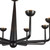 Spade 30-in Antique White dimmable LED Chandelier - Urban Bronze