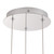 Akoya 48 Light Chrome dimmable LED Chandelier with Remote Driver - Right