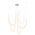 Akoya 80 Light Chrome dimmable LED Chandelier with Remote Driver - Right