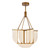 Anders 24-in Urban Bronze dimmable LED Chandelier - Vintage Brass