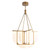Anders 30-in Urban Bronze dimmable LED Chandelier - Vintage Brass