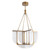 Anders 30-in Urban Bronze dimmable LED Chandelier - Vintage Brass