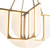 Anders 30-in Urban Bronze dimmable LED Chandelier - Vintage Brass
