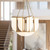 Anders 30-in Urban Bronze dimmable LED Chandelier - Vintage Brass