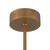 Dahlia 28-in Urban Bronze dimmable LED Chandelier with Alabaster Plates and Opal Glass Shades - Vintage Brass/Alabaster
