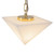 Mineral 5-Light Alabaster dimmable LED Chandelier with Patina Brass Finish - Patina Brass/Alabaster
