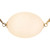 Mineral 5-Light Alabaster dimmable LED Chandelier with Patina Brass Finish - Patina Brass/Opal Glass