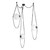 Petra 3 Light Vintage Brass dimmable LED Chandelier with Adjustable Chain Detail - Urban Bronze/Cloud Glass
