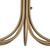 Ember 26-in Matte Black Chandelier - Brushed Gold