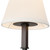 Sloan 30-in Matte Black Chandelier with White Linen Shade - Matte Black/White Linen