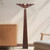 Furrow 65-in Pine Green Floor Lamp - Burgundy