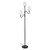 Sloan 68-in Matte Black Floor Lamp with White Linen Shades - Matte Black/White Linen