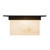 Mineral 11-in Alabaster Flush Mount with Brass Finish - Urban Bronze/Alabaster