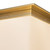 Mineral 11-in (9-in Height) Patina Brass Square Flush Mount with Opal Glass - Patina Brass/Opal Glass