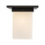 Mineral 8-in (9-in Height) Urban Bronze Square Flush Mount with Opal Glass - Urban Bronze/Matte Opal Glass