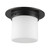Mineral 8-in (6-in Height) Urban Bronze Cylinder Flush Mount with Opal Glass - Urban Bronze/Matte Opal Glass