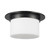Mineral 11-in (6-in Height) Urban Bronze Cylinder Flush Mount with Opal Glass - Urban Bronze/Matte Opal Glass