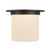 Mineral 11-in (9-in Height) Urban Bronze Cylinder Flush Mount with Opal Glass - Urban Bronze/Matte Opal Glass