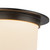 Mineral 11-in (9-in Height) Urban Bronze Cylinder Flush Mount with Opal Glass - Urban Bronze/Matte Opal Glass