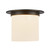 Mineral 11-in (9-in Height) Urban Bronze Cylinder Flush Mount with Opal Glass - Urban Bronze/Alabaster