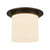 Mineral 11-in (9-in Height) Urban Bronze Cylinder Flush Mount with Opal Glass - Urban Bronze/Alabaster