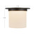 Mineral 11-in (9-in Height) Urban Bronze Cylinder Flush Mount with Opal Glass - Patina Brass/Opal Glass